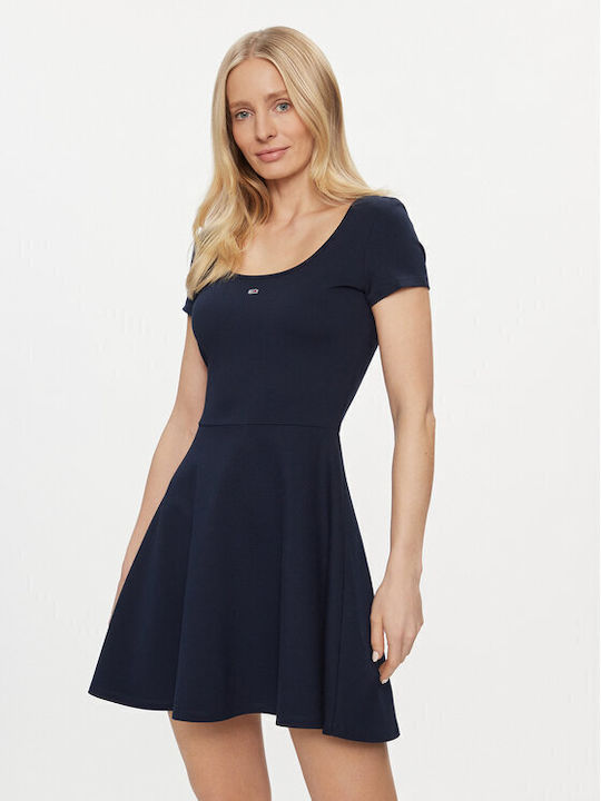 Tommy Hilfiger Mini Rochie Dark Blue