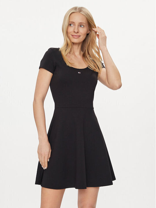 Tommy Hilfiger Mini Rochie Black