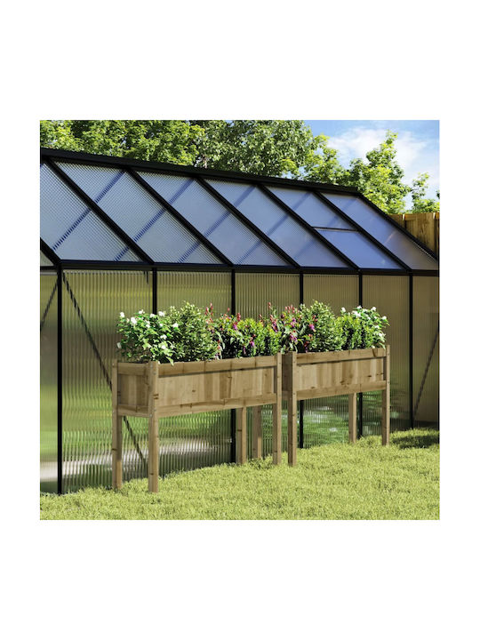 vidaXL Κήπου Planter Box Set 2buc Maro 837573