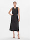 Sommer Midi Abendkleid Schwarz