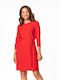 Tessita Midi Dress Red