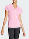 Adidas Damen Sportlich T-shirt Pink