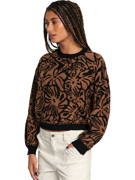 Women's Long Sleeve Sweater Tan