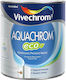 Vivechrom Ripolin Екологичен Разтворимо Aquachrom Eco 2.25лт Бял Блестящ