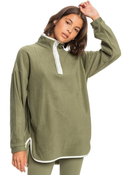 Roxy Women's Fleece Sweatshirt Khaki