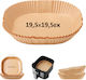 Izzy Non-stick Papers for Air Fryer 20x20cm 50pcs