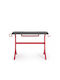 Γραφείο Gaming Ξύλινο Red-Black 118x65x76εκ.
