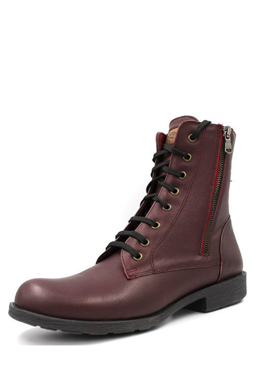 Robinson Women's Ankle Boots Burgundy