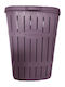 Happy House Coș De Rufe Din Bambus 65lt Cu Capac 46x48x59cm Violet