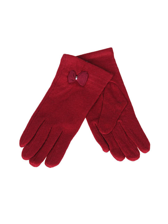 Burgundisch Wolle Handschuhe