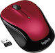 Logitech M325s Kabellos Mini Maus Rot