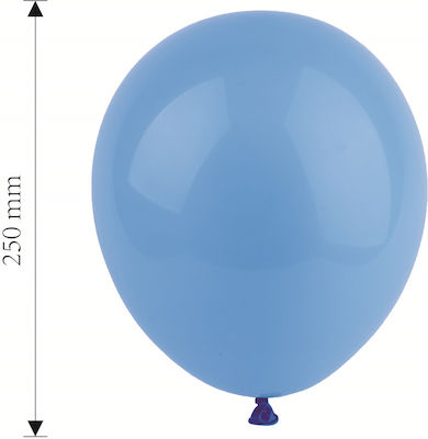 Set of 50 Balloons Latex Blue