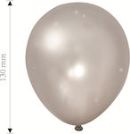 Set of 20 Balloons Latex Silver