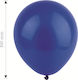 Set of 8 Balloons Latex Blue