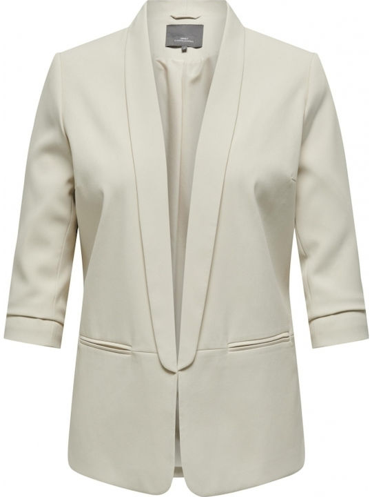 Only Blazer pentru femei Sacou Beige