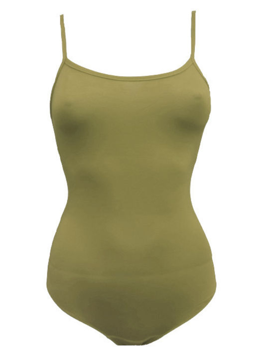 Spaghetti Strap Bodysuit ΧΑΚΙ