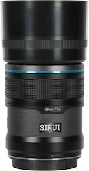Sirui Crop Camera Lens Sniper 56mm f/1.2 Autofocus Telephoto for Fujifilm X Mount Black