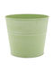 Iliadis Planter Metal Green 18x18x16cm.