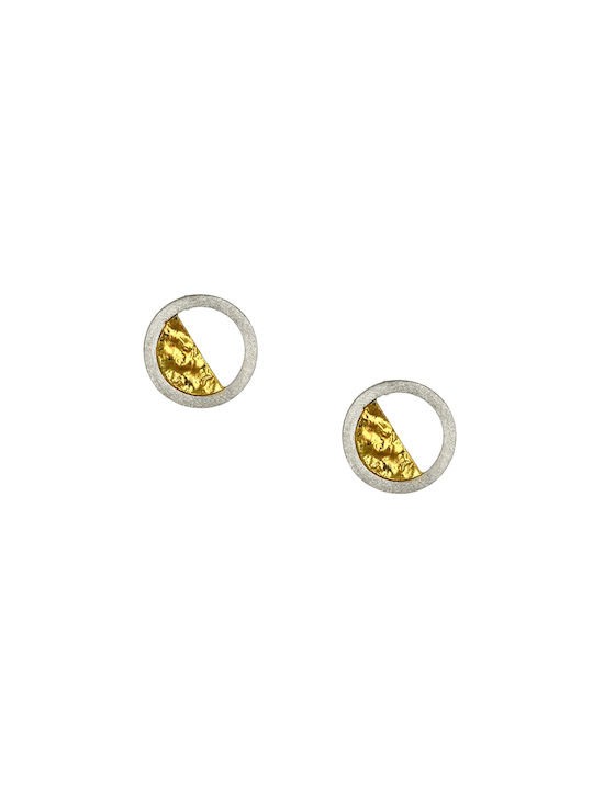 Earrings made of Silver Gold Plated