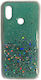 Vennus Marble Stone Back Cover Mint & Glitter (Xiaomi Mi 8)