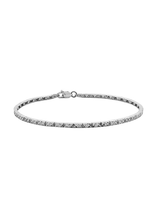 Bracelet made of White Gold 14K