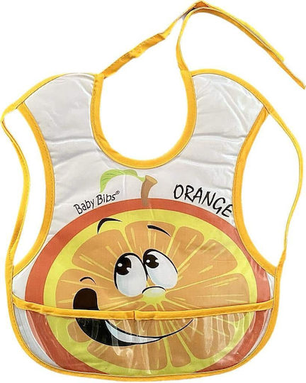 Baby Bibs Αδιάβροχη Σαλιάρα Υφασμάτινη Κίτρινη