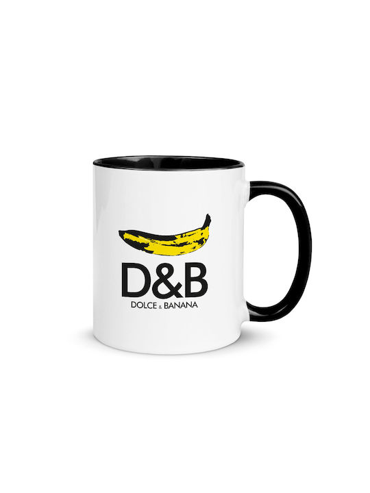 Ceramic mug Black Dolce Banana 330ml