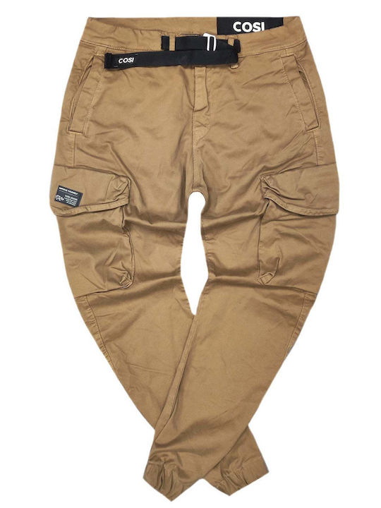 Cosi Jeans Men's Trousers Cargo Camel