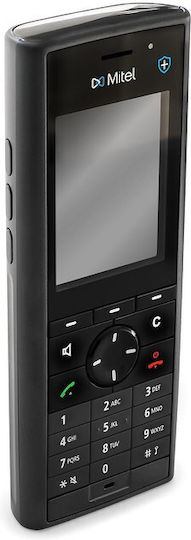 Mitel DECT 712dt Ασύρματο Τηλέφωνο IP Μαύρο