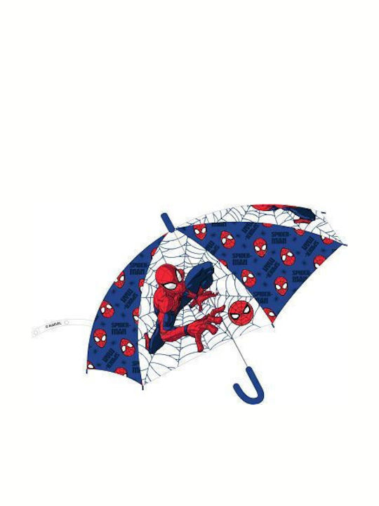 Umbrelă pentru copii Baston Albastru cu diametrul de 43.5cm.