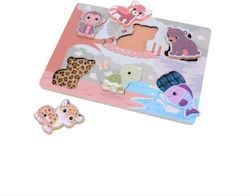 Ξύλινο Παιδικό Puzzle Σφηνώματα 6pcs Joueco Ξύλινο Παιδικό Puzzle Σφηνώματα 6pcs Joueco