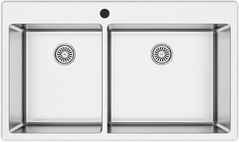 Asil AS 280 R Drop-In Inox Μ86xΠ50cm Gold