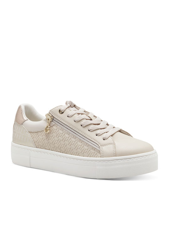 Tamaris Γυναικεία Ανατομικά Sneakers Μπεζ