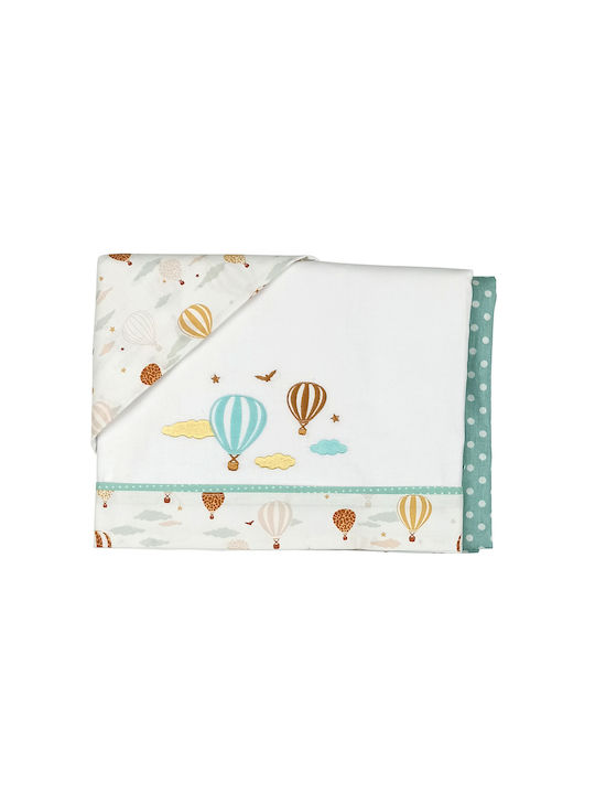 Baby Star Seturi de cearșafuri pentru bebeluși Pentru Patut Bumbac Verzi 110x150buc 3buc