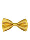 JFashion Silk Handmade Bow Tie Gold