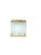 Iliadis Tabletop Metallic Lantern Gold 44x19x46cm