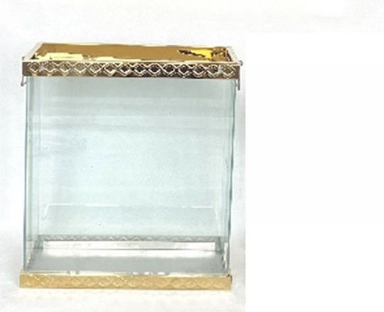 Iliadis Laterne Metallisch Gold 44x19x46cm 1Stück