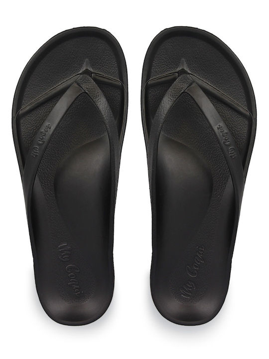 Coqui Naitiri Frauen Flip Flops in Schwarz Farbe