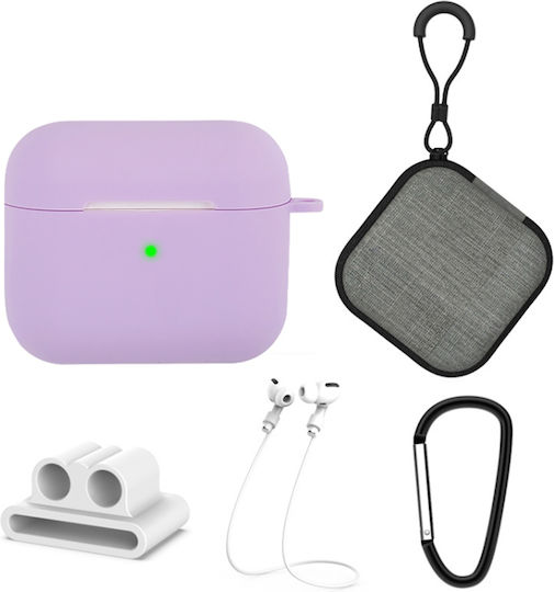 Sonique Etui & Ohrhaken-Set in Flieder Farbe für Apple AirPods 3