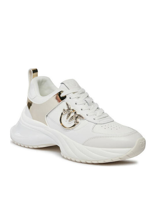 Designer Sneakers Pinko Sneakers Bianche Sneakers Pinko Gem 01