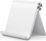 Universal Βάση Tablet Γραφείου σε Λευκό χρώμα