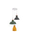 HomeMarkt Pendant Light Multicolour with Socket E27 28x28cm