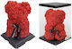 HOMie Bear of Artificial Roses Red 35cm in Yala