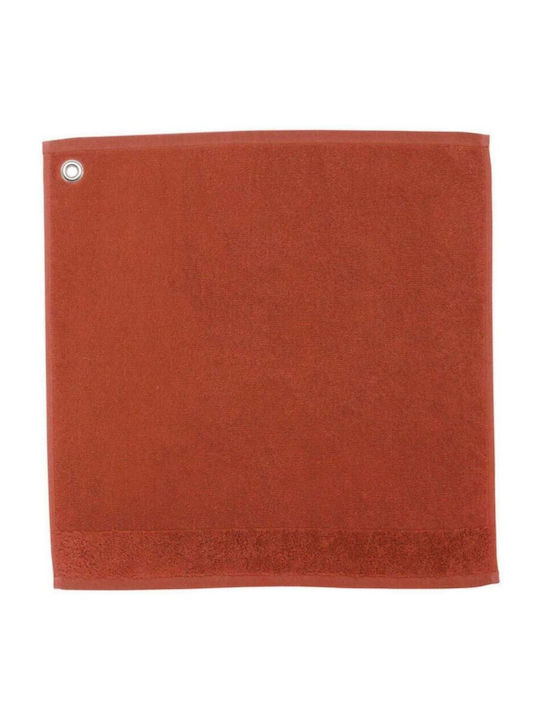 Winkler Curl Prosop din 100% Bumbac în Culoarea Roșu 50x50cm
