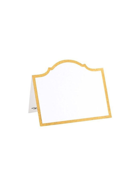 Caspari Set Weihnachtliche Platzkarten Gold 8Stück