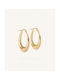 StanStefan Earrings Hoops made of Steel Gold Plated