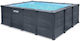 Intex Piscină 5700lt Din Lemn 400x300x124cm Gri