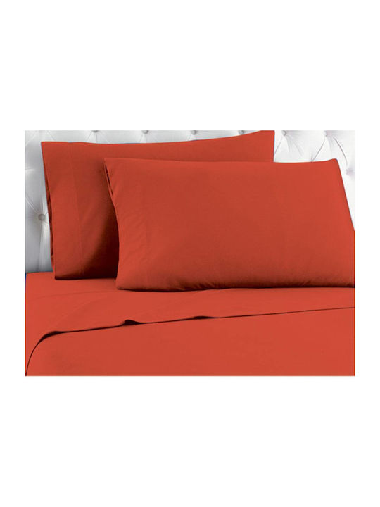 TnS Sheet for Single Bed 160x250cm. Red