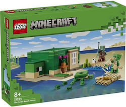 Lego Minecraft Turtle Beach House pentru 8+ ani