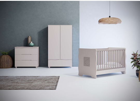 Casababy Winnie Seturi de mobilier pentru copii cu Pat și Dulap Alb